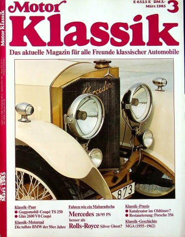 Deckblatt Motor Klassik (03/1985)